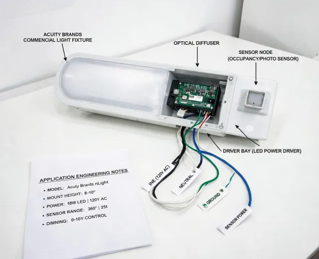 Acuity Brands fixture engineering detail